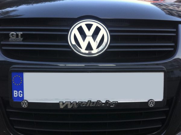 Number plate surrounds (set)